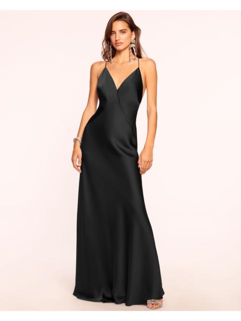 Caspe V-Neck Gown