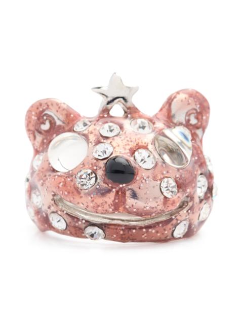 LIGHT PINK FRECKLES PRINCESS BEAR RING