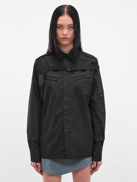 Black Biker Shirt & Shoulder Strap