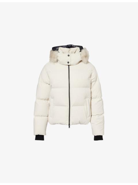 Misti Detachable-Hood Padded Puffer Jacket