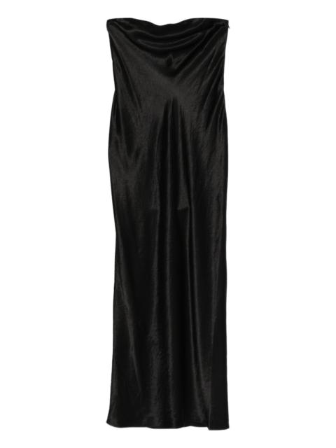 strapless maxi dress