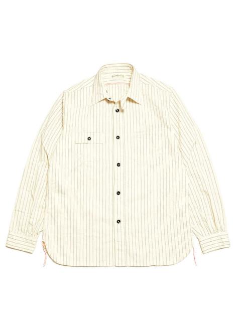 Fiction Romance - 8.5oz. White Wabash Stripe Work Shirt - SC27076-401