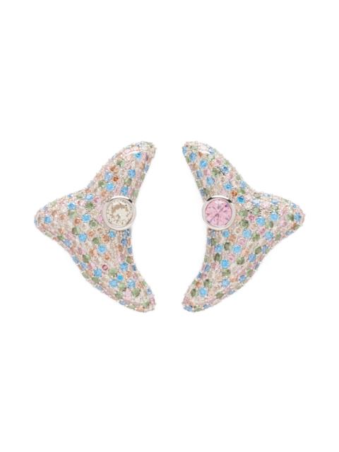 PINK PASTEL SUPER TRIGON STUDS