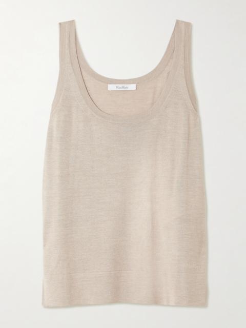 Silk And Cashmere-blend Vest