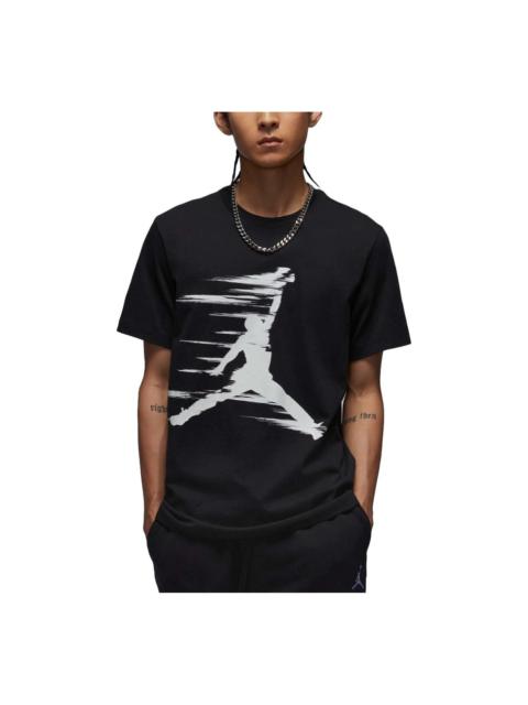 Air Jordan MVP Graphic T-Shirt Asia Sizing 'Black White' FZ1920-010