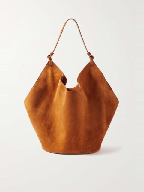 Lotus medium suede tote