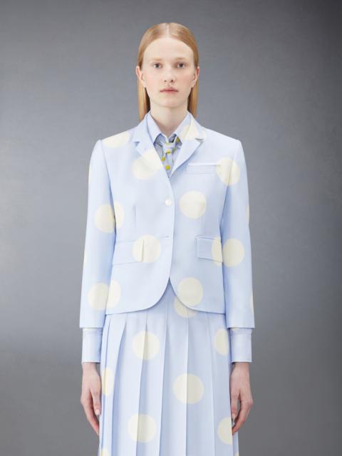 Silk Twill Polka Dot High Armhole Sport Coat