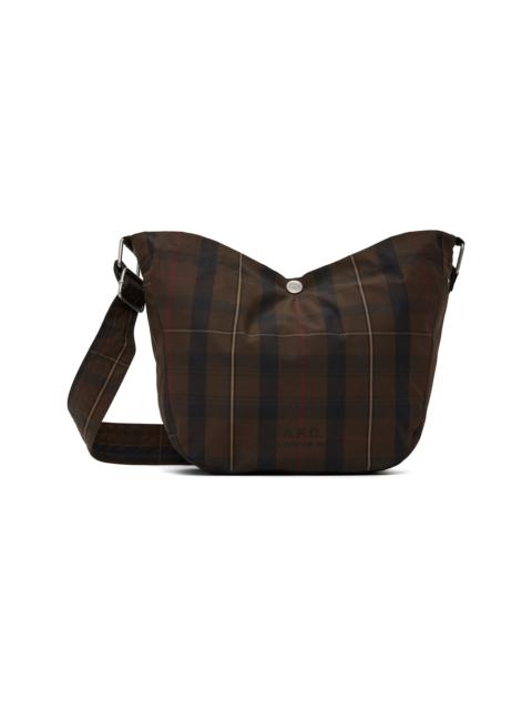 Brown Journal Small Satchel Bag