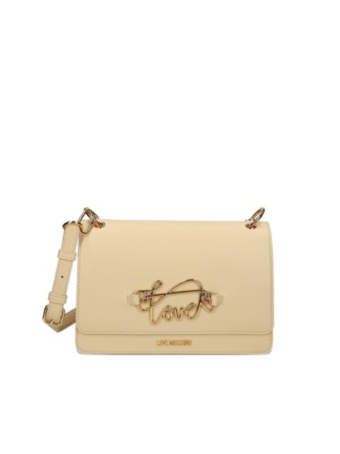 logo-plaque shoulder bag