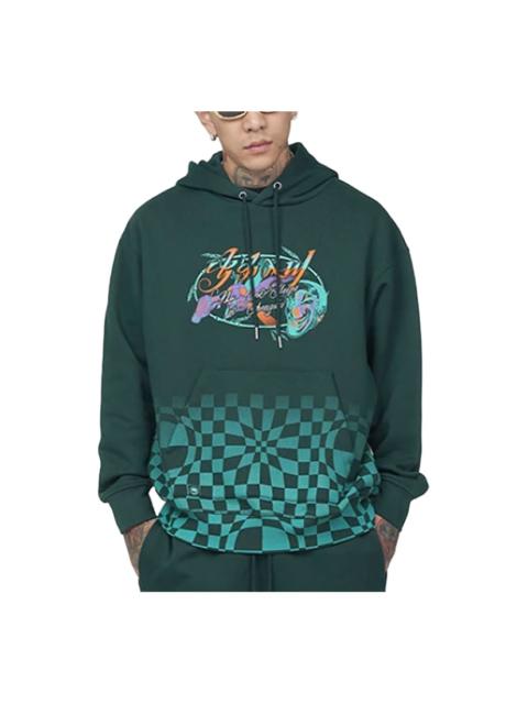 Li-Ning BadFive Sports Basketball Series Printing Loose Hoodie 'Dark Green' AWDRH63-3