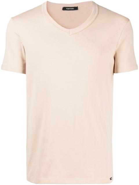 V-neck short-sleeve T-shirt