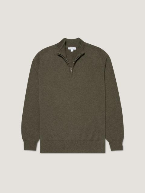 Cashmere Half Zip Jumper