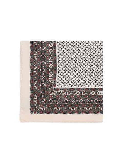 geometric-pattern scarf