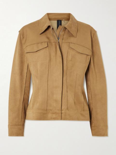 Paneled Brushed Jacket