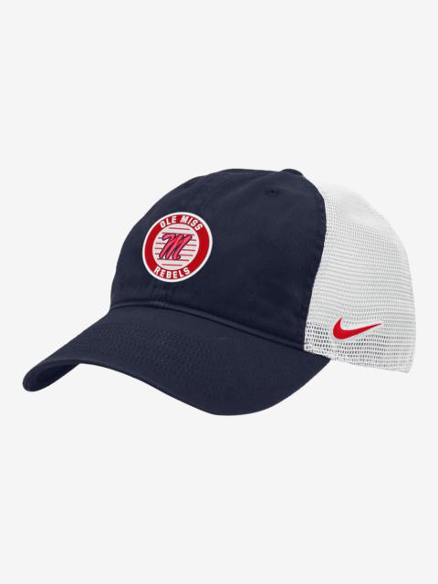 Ole Miss Heritage86 Nike College Trucker Hat