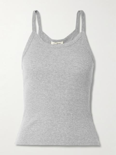 Loretta Ribbed Cotton-jersey Tank