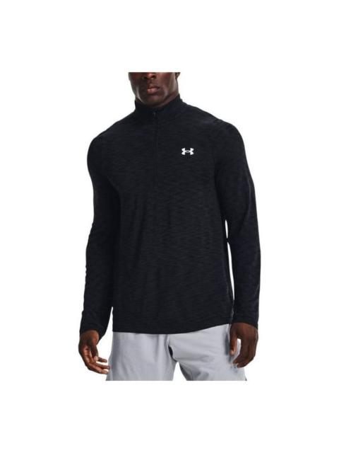 Under Armour Seamless 1/2 Zip Shirt 'Black' 1359875-001