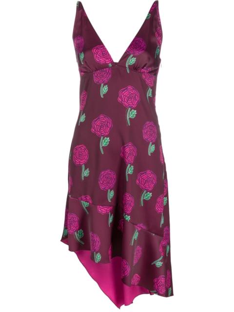 floral-print sleeveless dress