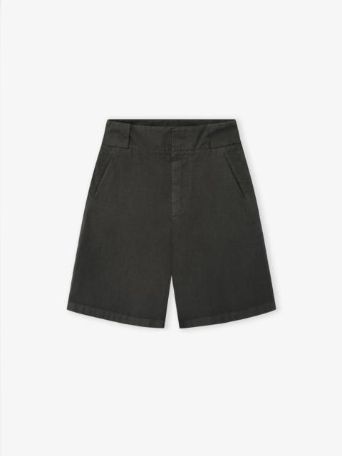 Garment Dyed Cotton Casual Short