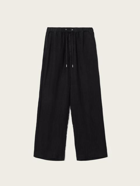 SHARP STRAIGHT LEG LINEN PANTS
