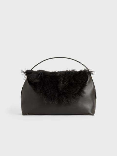 Shearling bag bark
