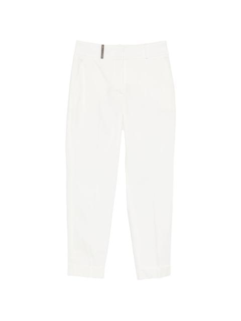 white tailored trousers