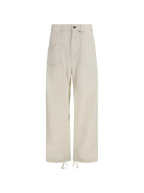 belt-loop pocket trousers