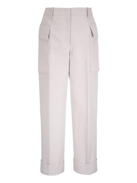 straight-leg trousers