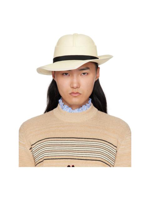 Off-White Large Brim Panama Hat
