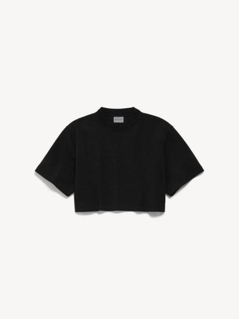 Women's Cropped T-shirt in Black
