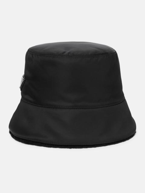 Re-Nylon shearling-lined bucket hat