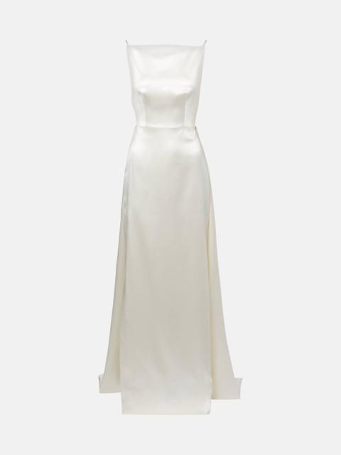 Bridal Emerson silk and wool gown