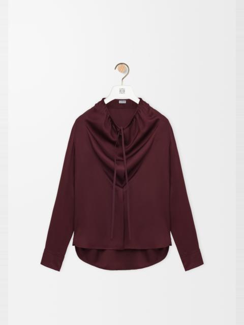 Blouse in silk