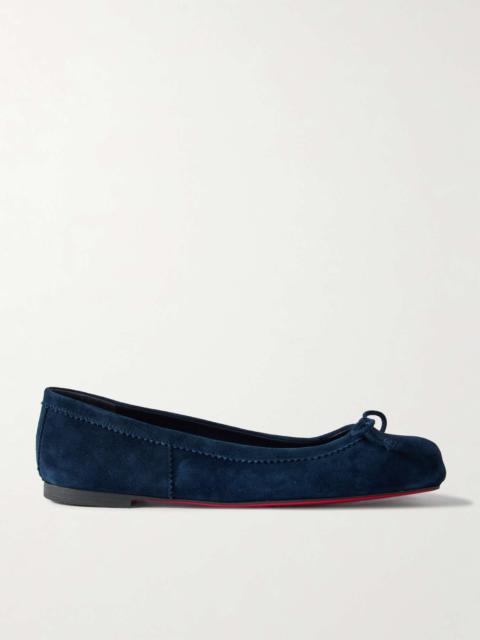 Mamadrague suede ballet flats Navy