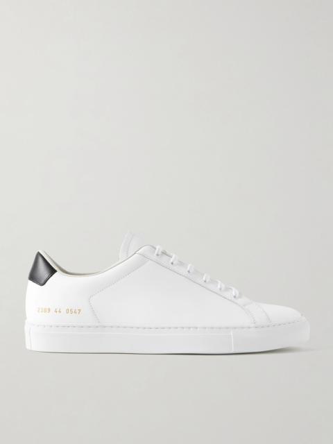 Retro Classic Leather Sneakers White