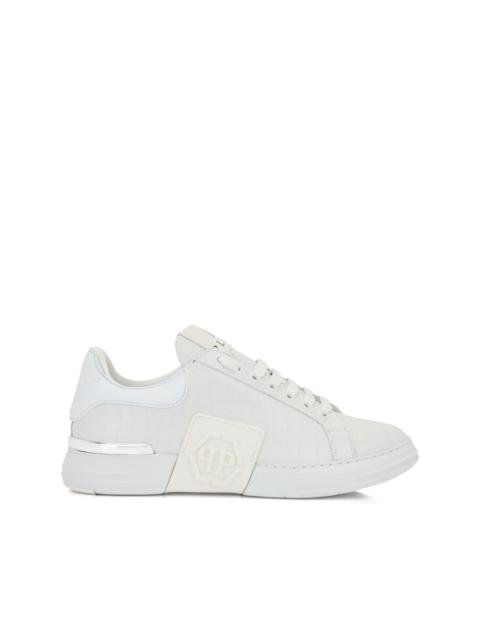 Phantom Kick$ logo-embossed low-top sneakers