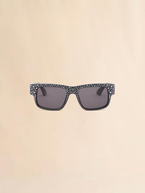 BLACK SWAROVSKI GUKIJA SUNGLASSES