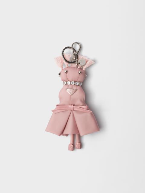Re-Nylon Teddy keychain charm