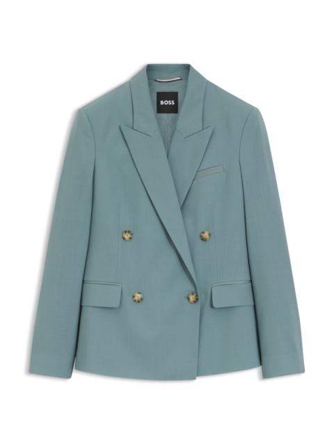 REGULAR-FIT BLAZER IN VIRGIN WOOL
