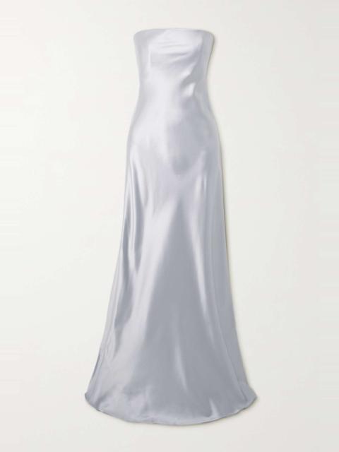 50 shades of grey silver dress American Eagle Gray Square Neck Puff Sleeve A Line Tiered Midi Dress S –  Brie