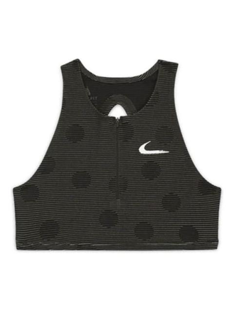 (WMNS) Nike x Off-White Crop Top 'Black Dot' CU2481-010