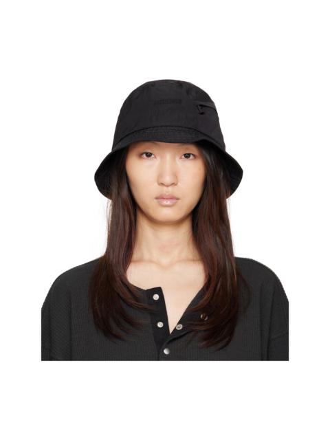 Black 'The Nylon' Bucket Hat