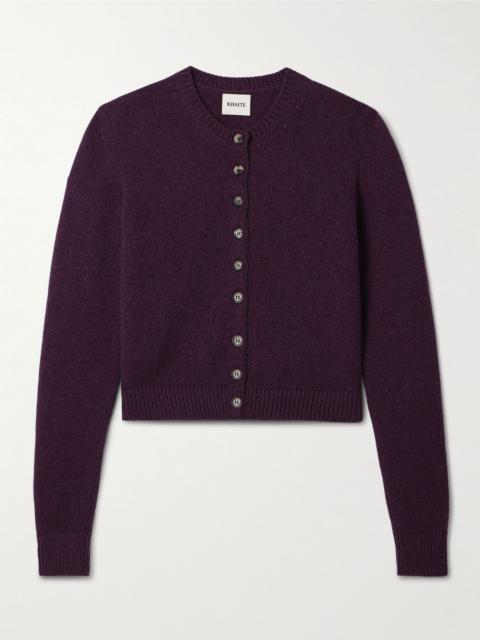 Everheart cashmere cardigan Burgundy