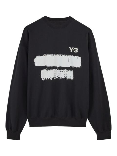 graphic-print "Black" sweatshirt