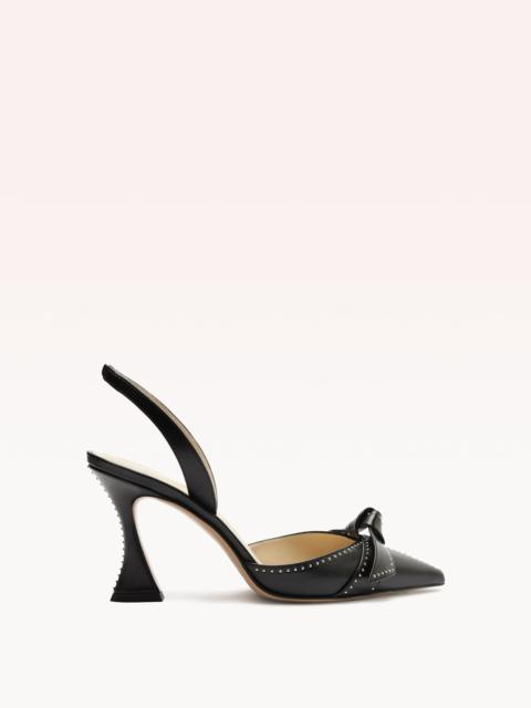 CLARITA BELL SLINGBACK 85 STUDS BLACK