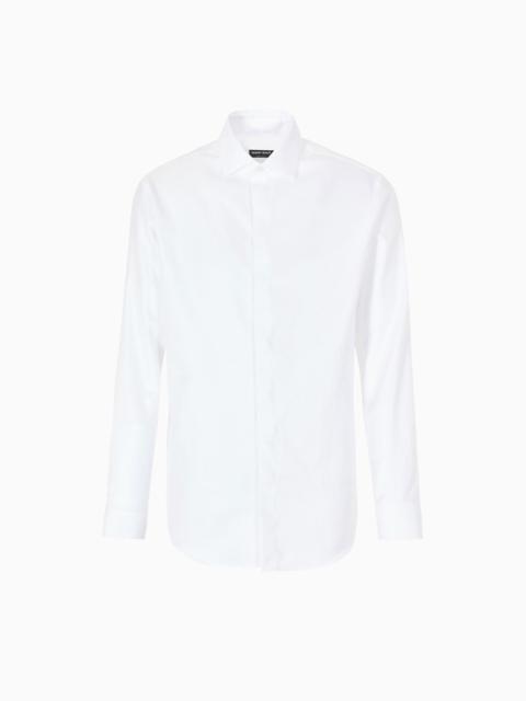 Regular-fit cotton shirt
