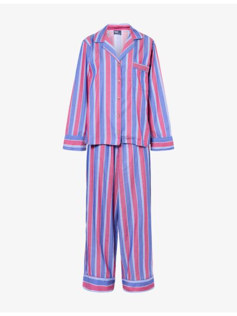 Madison Stripe Woven Pyjama Set