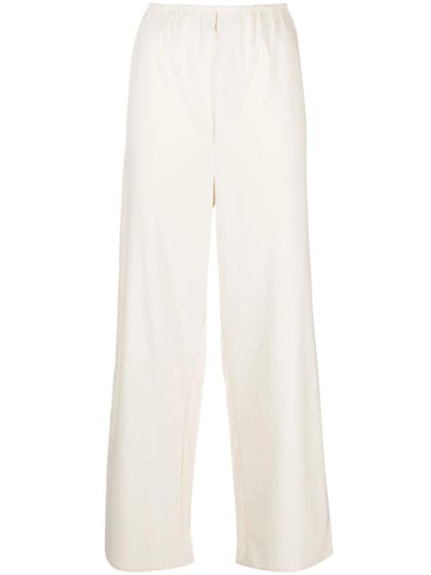 Baserange Elasticated-waist Silk Palazzo Pants