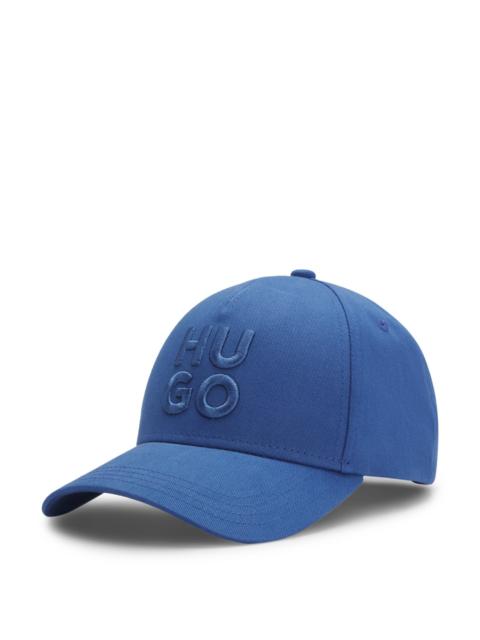 COTTON-TWILL CAP WITH EMBROIDERED LOGO