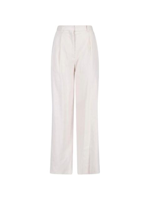 pleated trousers